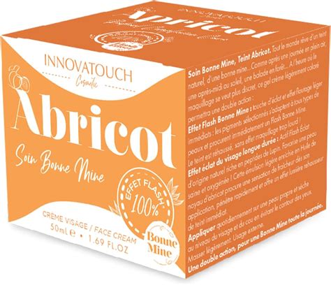 Innovatouch Crème Visage Abricot 50ml Soin Bonne Mine Instantané