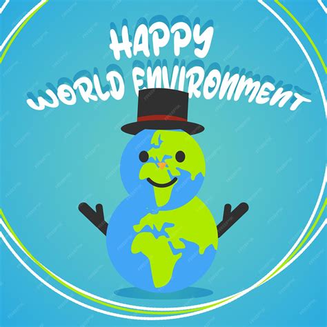 premium vector happy world environment social post