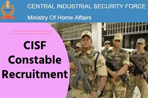 Cisf Constable Gd Recruitment 202 For 11025 Post Release Notification