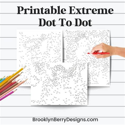 Free Printable Dot To Dot Extreme Level Brooklyn Berry Designs