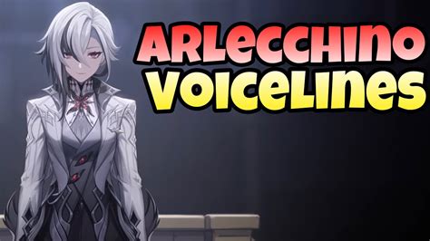 Arlecchino Voicelines About Harbingers Crucabena Lyney Lynette Etc