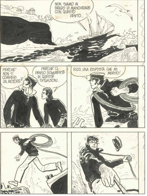 Corto Maltese Bande dessinée Noir et blanc Planche bd