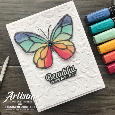 Stamp Review Crew Brings You Beautiful Day Stampin Hoot Butterfly