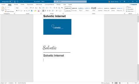 Cómo hacer una Firma en Word Solvetic