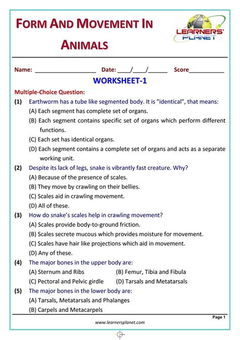 Get Digital Access To Grade 6 Science Olympiad Form And Movements In