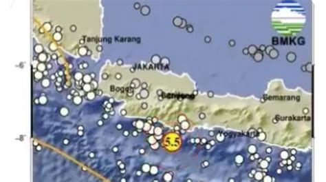 Gempa Bumi Magnitudo Guncang Pangandaran Getaran Terasa Sampai Bandung