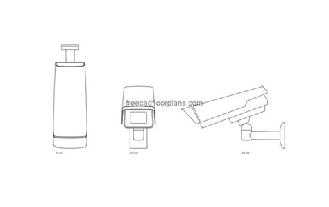 Axis Ip Camera Autocad Block Free Cad Floor Plans