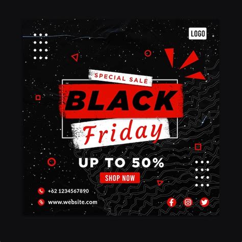 Premium Psd Black Friday Promo Poster Social Media Post Template