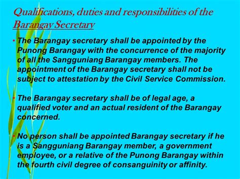 Barangay Governance And Administration Ppt Download