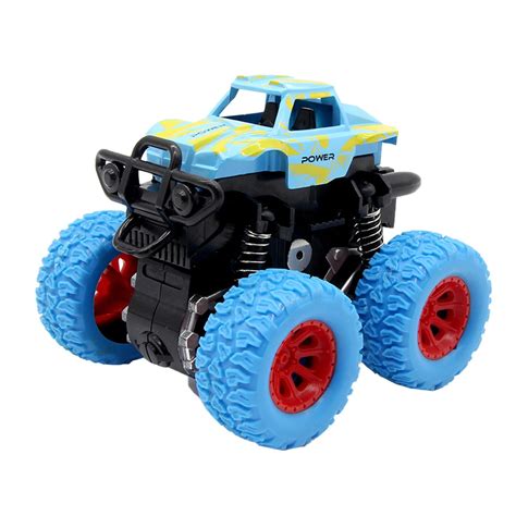 Fridja Monster Trucks Toys Pull Back Cars Toy for Toddler, Friction Powered Monster Truck ,Cars ...