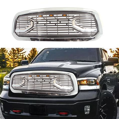 Front Grill For 2014 2018 Dodge Ram 1500 Front Mesh Bumper Grille Passionmotorstore