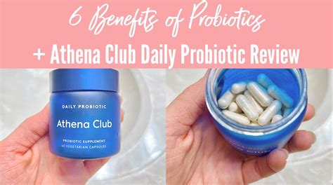 6 Benefits Of Probiotics Athena Club Probiotic Review Kindly Unspoken