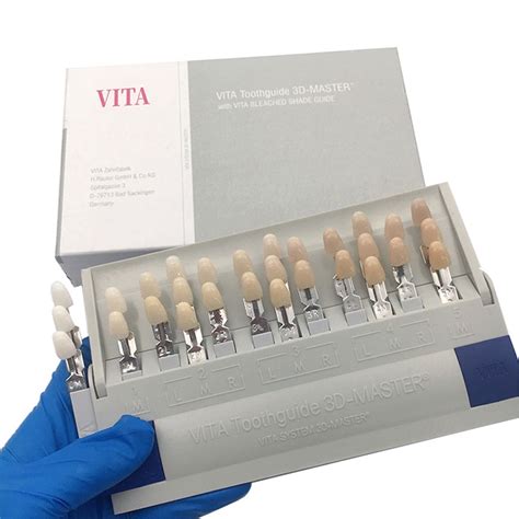 Shade Guide Vita Toothguide D Master With Bleached Shade Guide