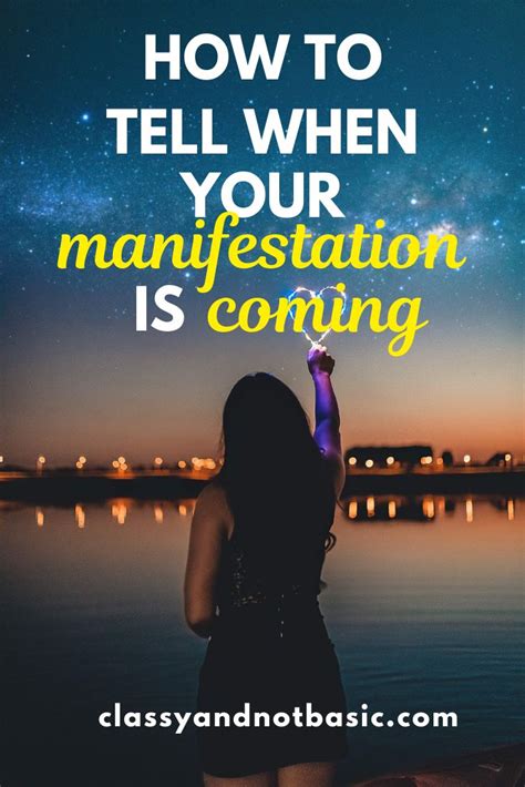 Signs Your Manifestation Is Coming Manifestation Manifestation