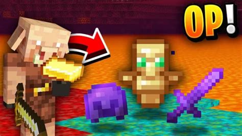 Piglin Barter Op Items Addon For Minecraft Pe Youtube