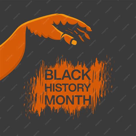 Premium Vector Hand Drawn Black History Month Vector Illustration Design