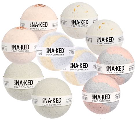 Invigorating Bath Bomb Bundle Buck Naked® Soap Company Inc