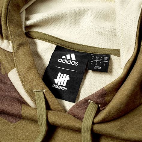 Adidas X Undefeated Tech Hoody Dune Tactile Khaki End Us