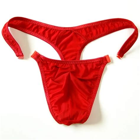 Buy Mens Silky Thongs Sexy Pouch G String Micro