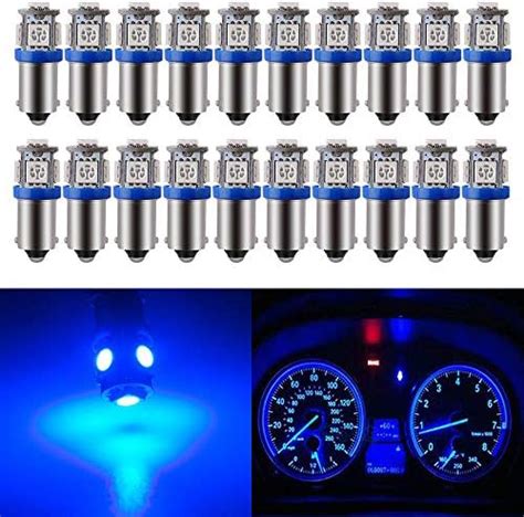 Blyilyb Pack Ba Ba S Blue Led Car Light Bulb For