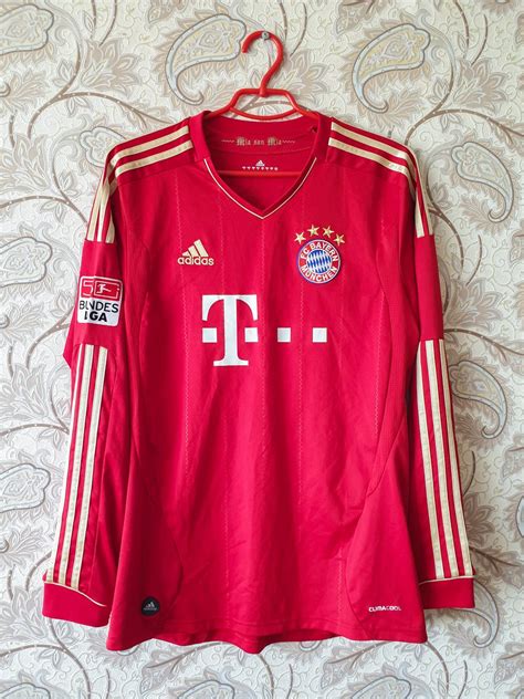 Bayern Munich Home Football Shirt 2011 2012 Sponsored By Deutsche