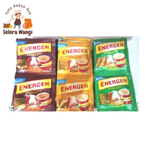 Jual Minuman Sereal Susu Energen 10 Sachet Coklat Vanilla Kacang Hijau Shopee Indonesia