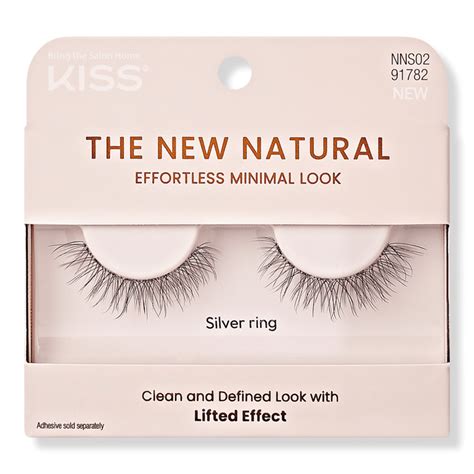 The New Natural False Eyelashes Silver Ring Kiss Ulta Beauty