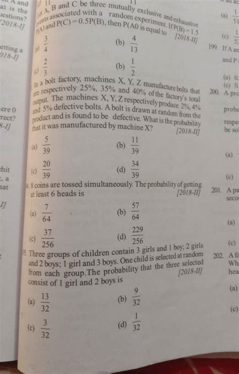Three groups of children contain 3 girls and 1 boy; 2 girls and 2 boys; 1..
