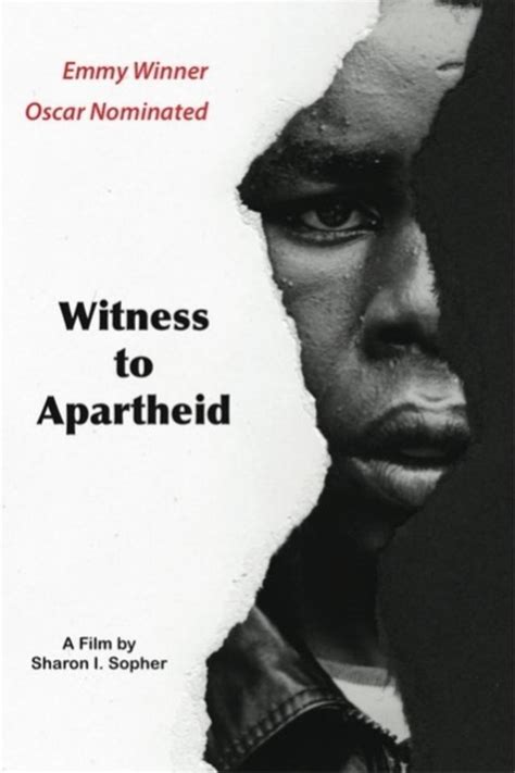 Witness To Apartheid 1986 Par Kevin Harris Sharon I Sopher