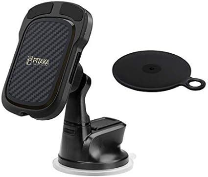 PITAKA Magnetic Car Mount For Samsung Galaxy S20 Ultra Dashboard Phone