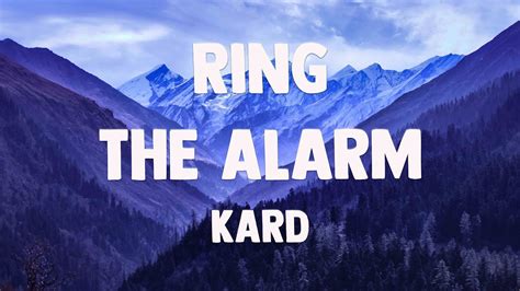 Ring The Alarm KARD Lyrics YouTube