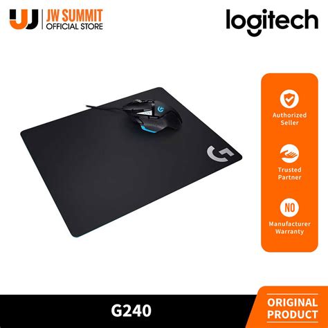 Logitech G240 Cloth Gaming Mouse Pad 340 X 280 Mm Thickness 1mm For