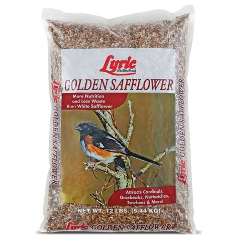 Lyric 12 Lbs Golden Safflower Wild Bird Seed 2647453 The Home Depot