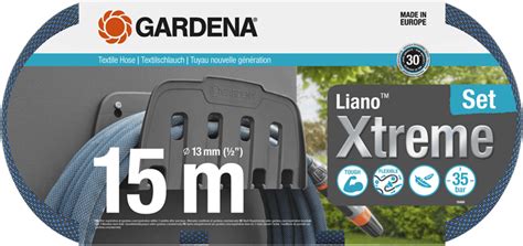 GARDENA Liano Xtreme 1 2 15 M Set Wandschlauchhalter Aktion 1