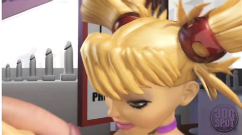 Dgspot Blonde Teen Deepthroats And Gags A Huge Cock In A Dildo Shop D Animation