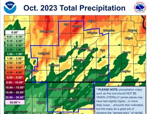 Sharp Divide Between East West North South For October Precipitation