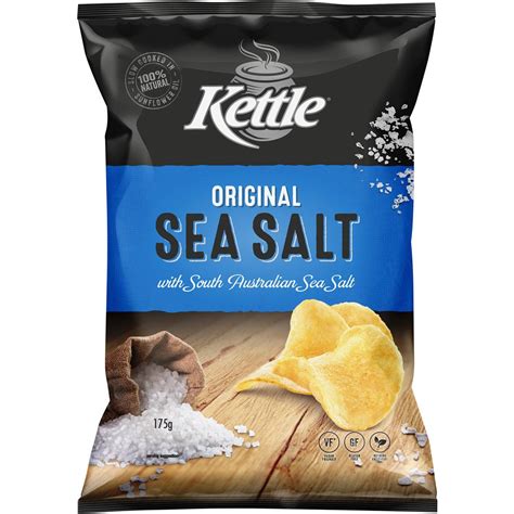 Kettle Original Sea Salt Chips G Woolworths