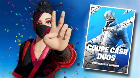 LIVE FORTNITE Coupe Cash Duo Manette PS4 Code DONO Ad YouTube