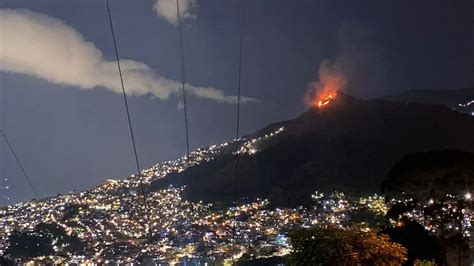 Atenci N Incendio Forestal Consume Gran Parte Del Cerro Pan De Az Car