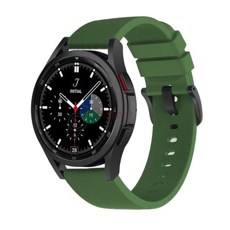 Pulseira De Silicone Fecho Preto Para Galaxy Watch Classic Mm Sm