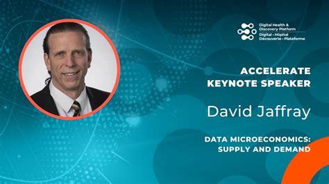 Data Microeconomics David Jaffray Accelerate 2021 Youtube