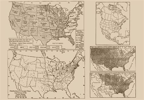 Antique Maps 122955 Vector Art at Vecteezy