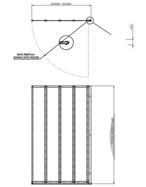 Aqualux Folding Shower Screen Spare Parts