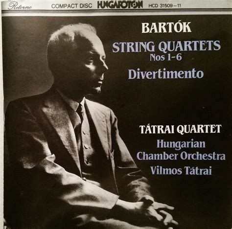 Bartok, Bela, Hungarian Chamber Orchestra - 6 String Quartets - Amazon ...