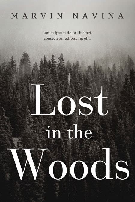 Lost In The Woods - Mystery Pre-made Book Cover For Sale @ Beetiful Book Covers