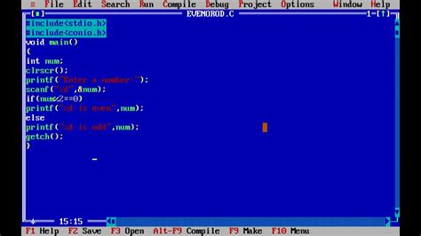 Odd And Even Numbers Program In C