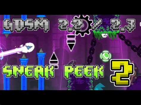 Geometry Dash 2 2 2 3 PC GDSM 0 9 SNEAK PEEK 2 YouTube