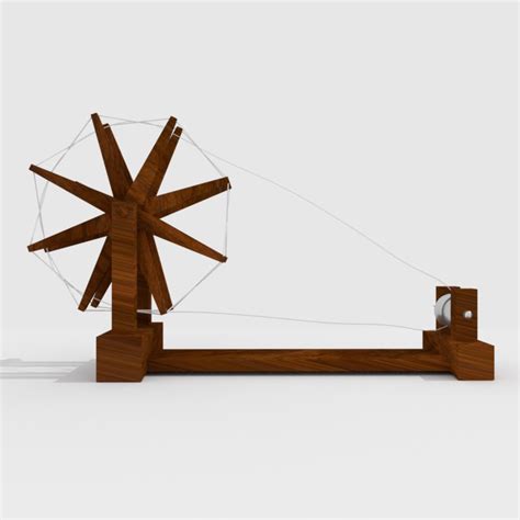 3D spinning wheel mahatma gandhi - TurboSquid 1403177