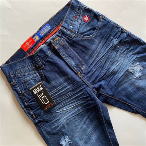 Jual Celana Jeans Sobek Pria Original Oxy Boss Fashion Non Strecht