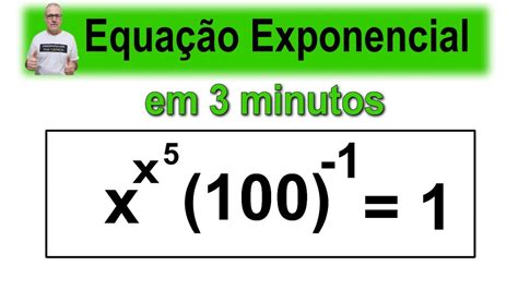 Grings Equa O Exponencial Em Minutos Omatematicogrings Youtube